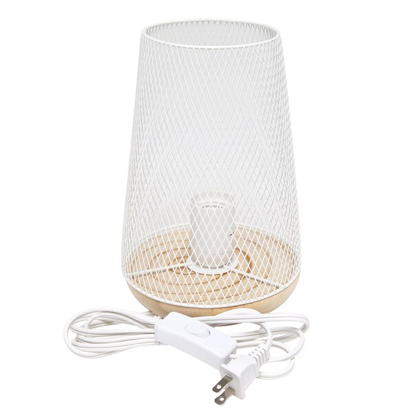 WhiteWired Mesh Uplight Table Lamp